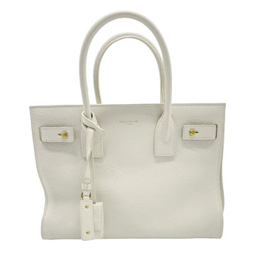 SAINT LAURENT Handbag Shoulder Bag Sac du Jour Leather Ivory Women's 477477 z1005