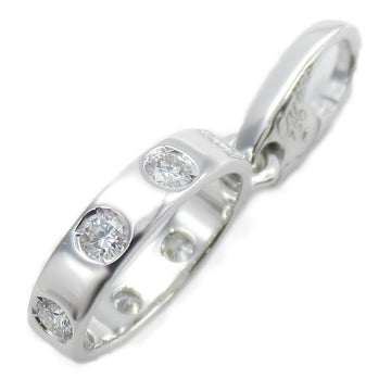 CARTIER love diamond charm Pendant top Clear K18WG[WhiteGold] Clear