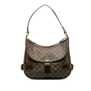 LOUIS VUITTON Damier Highbury Handbag Shoulder Bag N51200 Brown PVC Leather Ladies
