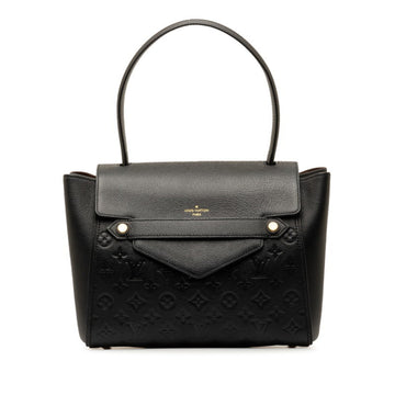 LOUIS VUITTON Monogram Empreinte Trocadero Handbag M50439 Noir Black Calf Leather Women's