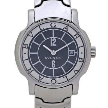 BVLGARI Solo Tempo ST29BSSD ST29S Crown Late Model Stainless Steel Ladies 130103 Watch