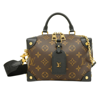 LOUIS VUITTON Handbag Monogram Petite Malle Souple M45571 Brown Black Ladies
