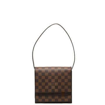 LOUIS VUITTON Damier Tribeca Shoulder Bag Handbag N51162 Brown PVC Leather Women's