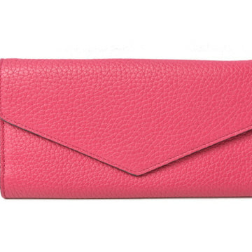 CHRISTIAN DIOR Wallet Long Diorissimo Bicolor Rose Pink Light Blue