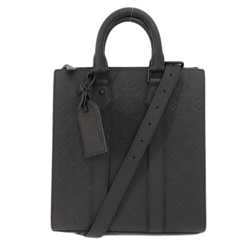 LOUIS VUITTON M46456 Sac Plaque Noir Handbag Empreinte Women's
