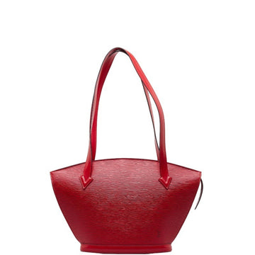LOUIS VUITTON Epi Saint Jacques Handbag Tote Bag M52277 Castilian Red Leather Women's