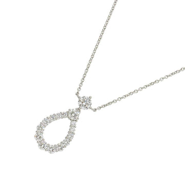 HARRY WINSTON Loop Diamond Necklace Extra Large 40cm Pt Platinum