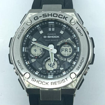 CASIO G-SHOCK Watch GST-W110-1AJF  G-Shock Radio Solar G-STEEL Black x Silver