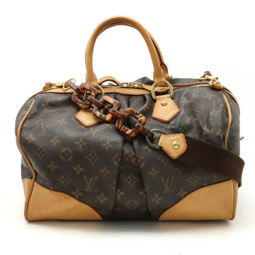 LOUIS VUITTON Monogram Stephen Handbag Boston Bag Shoulder M40118