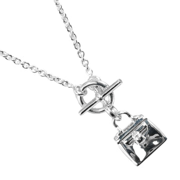 HERMES Amulet Kelly Necklace Silver 925 Approx. 12.3g T121724514