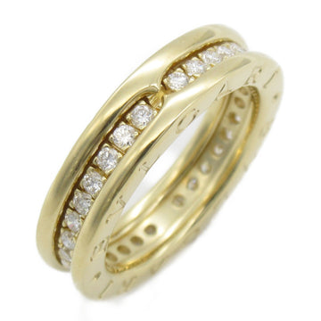 BVLGARI B-zero1 B zero one full diamond ring Ring Clear K18 [Yellow Gold] Clear