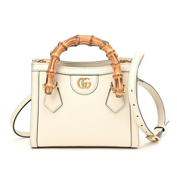 GUCCI Diana tote bag 655661 leather ivory S-155227