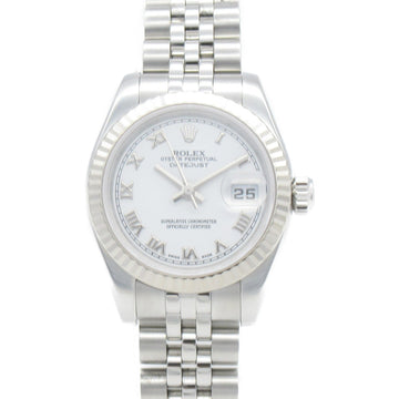 ROLEX Datejust D No. Wrist Watch watch Wrist Watch 179174 Mechanical Automatic White WH/RO K18WG[WhiteGold] Stainle 179174