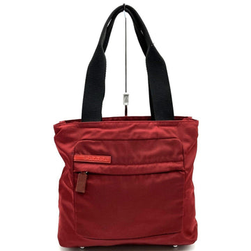 PRADASPORTSsports  SPORTS  Sports Handbag Tote Bag Red x Black Nylon Women's Fashion