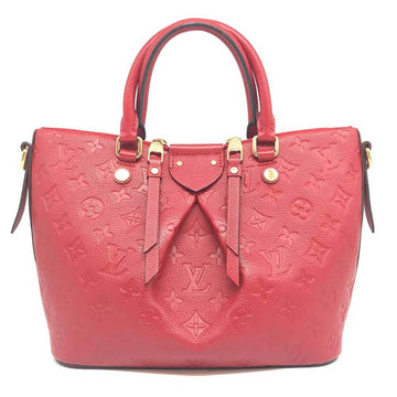 LOUIS VUITTON Mazarine PM Monogram Empreinte Red Leather Handbag Shoulder M50638