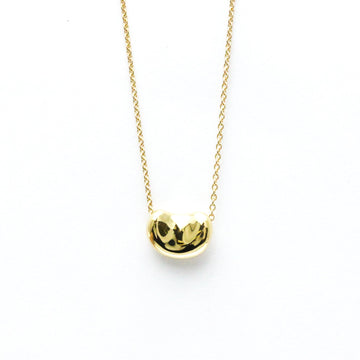 TIFFANY Bean Yellow Gold [18K] No Stone Men,Women Fashion Pendant Necklace [Gold]