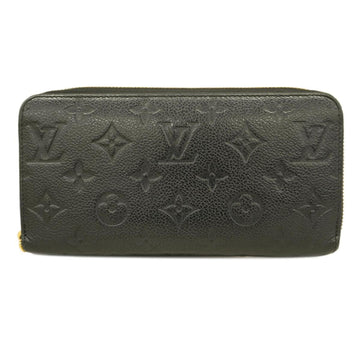 LOUIS VUITTON Long Wallet Monogram Empreinte Zippy M61864 Noir Ladies