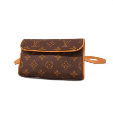 LOUIS VUITTON Waist Bag Monogram Pochette Florentine M51855 Brown Women's