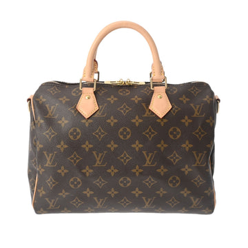 LOUIS VUITTON Monogram Speedy Bandouliere 30 Brown M41112 Women's Canvas Handbag