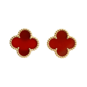 VAN CLEEF & ARPELS Alhambra 18K Yellow Gold Earrings