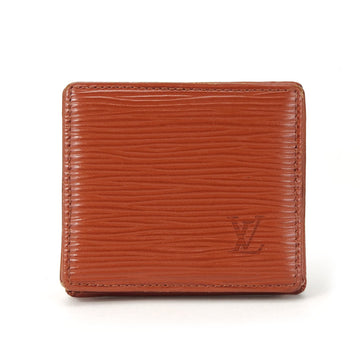 LOUIS VUITTON Wallet/Coin Case Portemonnaie Boite M63693 Epi Leather Kenyan Brown Compact Women's