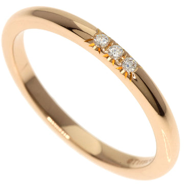 TIFFANY & Co. Forever Wedding 3P Diamond Ring, 18K Pink Gold, Women's,