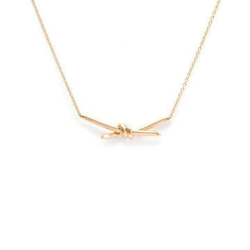 TIFFANY Knot 18k Rose Gold Necklace