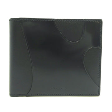 SALVATORE FERRAGAMO Compact Wallet Women's Bi-fold 661264 0764236 Calfskin NERO [Black]