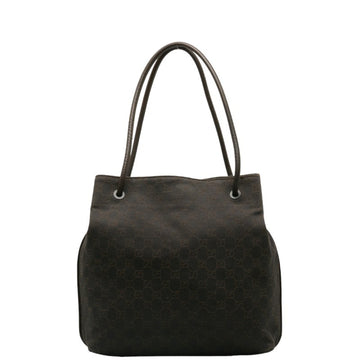 GUCCI GG Pattern Tote Bag Handbag 101341 Brown Canvas Leather Women's