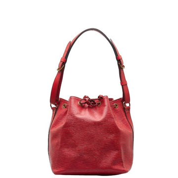 LOUIS VUITTON Epi Petit Noe Shoulder Bag M44107 Castilian Red Leather Women's