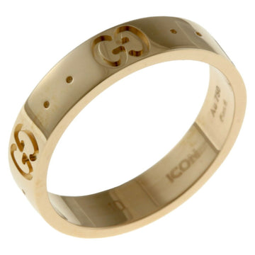 GUCCI Icon Ring, Size 9.5, 18k Gold, Women's,