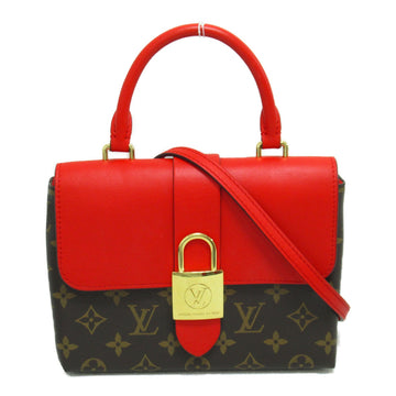 LOUIS VUITTON Rocky BB Red Brown Coquelicot Monogram PVC coated canvas M44322
