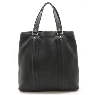 GUCCI Tote Bag Large Shoulder Leather Black 232600