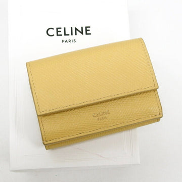 CELINE Small Trifold Wallet Light Yellow