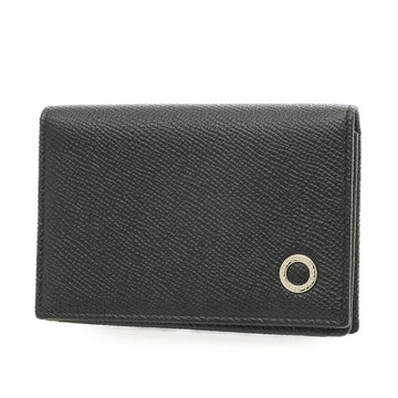BVLGARIBulgari  Man Card Holder Business Holder/Card Case Leather Black 280297