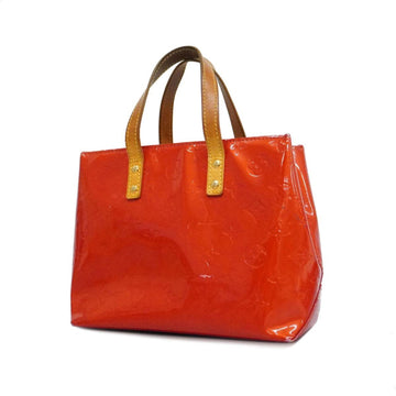 LOUIS VUITTON Handbag Vernis Reed PM M91088 Rouge Ladies