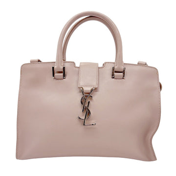 SAINT LAURENT Handbag Shoulder Bag Baby Cabas Leather Light Pink Women's 424868 z0780