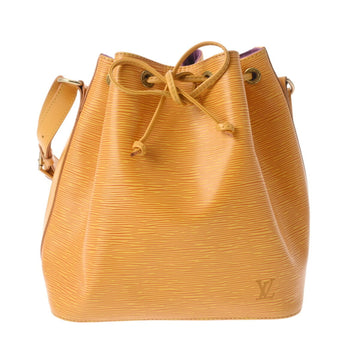 LOUIS VUITTON Epi Petit Noe Handbag / Purple M44109 Unisex Leather Shoulder Bag