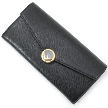 FENDI Bi-fold Long Wallet Continental Black Women's Leather F is  8M0251 A18B F0KUR TK2267