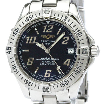 BREITLINGPolished  Colt Automatic Steel Automatic Mens Watch A17350 BF570552