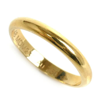 CARTIER K18YG Yellow Gold Wedding Ring B4002348 Size 8 48 2.1g Women's