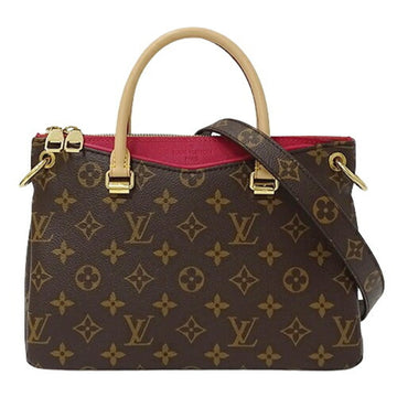 LOUIS VUITTON Bag Monogram Women's Brand Handbag Shoulder 2way Pallas BB Rose Bruyere M43476 Brown