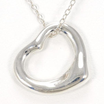 TIFFANY Open Heart Silver Necklace Box Bag Total Weight Approx. 2.7g 40cm Jewelry