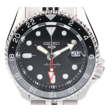 SEIKO SSK001K1 4R34 5 Sports GMT  Automatic Watch Silver Men's
