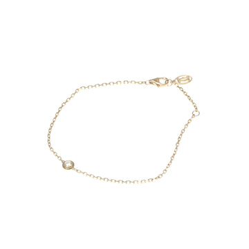 CARTIER Diamants Legers De  B6063117 Pink Gold [18K] Diamond Charm Bracelet Carat/0.13 Pink Gold