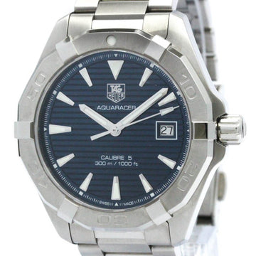TAG HEUERPolished  Aquaracer Calibre 5 Steel Automatic Watch WAY2112 BF570555