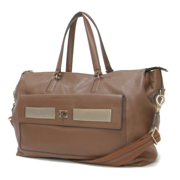 ANYA HINDMARCH Bag Tote Shoulder Brown Leather Women's K4074