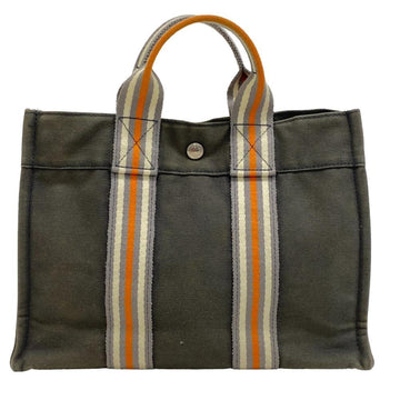 HERMES Fouleaux PM Ginza Limited Edition Handbag Khaki Women's Z0006258