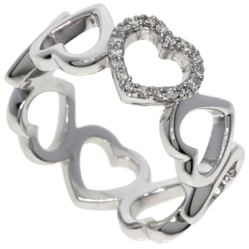TIFFANY & Co. Sentimental Heart Diamond Ring, 18K White Gold, Women's,