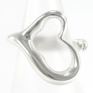 TIFFANY Open Heart Silver Ring No. 7 Total Weight Approx. 5.6g Jewelry Free Shipping Wrapping
